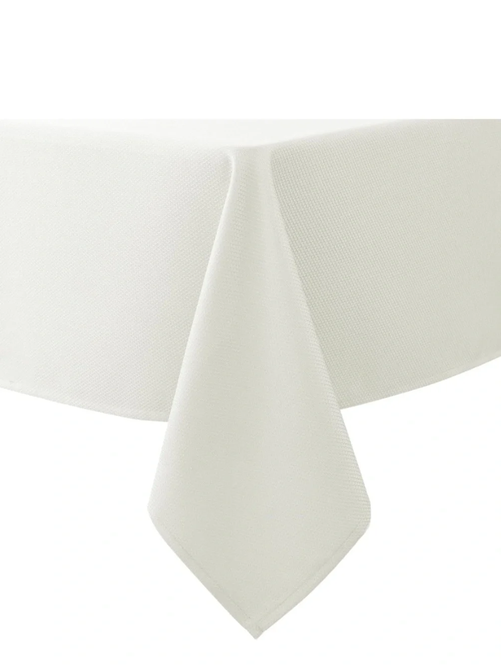 Ivory Tablecloth  100% Polyester Water-Resistant Rectangular 90x156”
